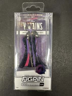 FiGPiN Disney Villains Maleficent Collectible Pin 646